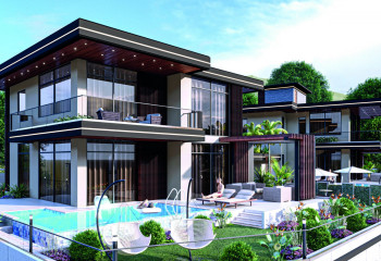 Вилла 4+1 в Каргыджаке, Алания, Турция | STE-48637