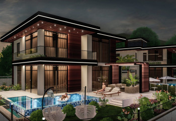 Вилла 4+1 в Каргыджаке, Алания, Турция | STE-48637