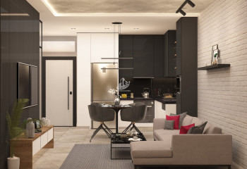 Квартира 1+1 в Алании, Турция | PTE-48662