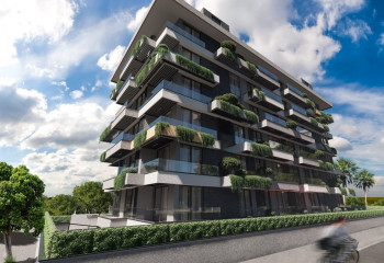 Квартира 1+1 в Алании, Турция