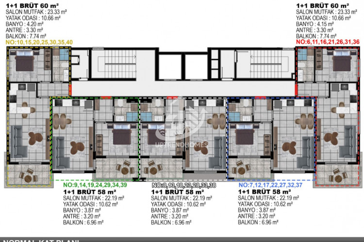 Пентхаус 2+1 в Тосмуре, Алания, Турция | PTE-48665