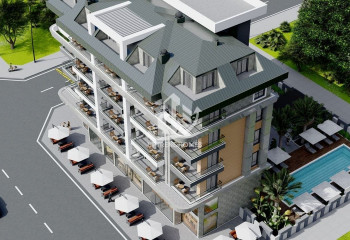 Квартира 1+1 в Каргыджаке, Алания, Турция | PTE-48721