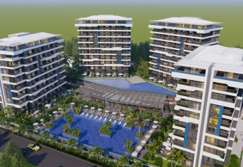 Пентхаус 3+1 в Окурджаларе, Алания, Турция | PTE-48803