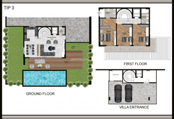 Вилла 4+1 в Алании, Турция | PBB-49134