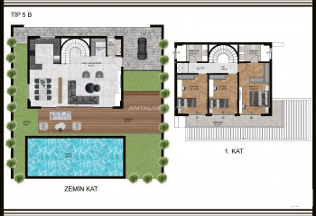 Вилла 4+1 в Алании, Турция | PBB-49134