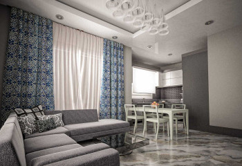 Квартира 1+1 в Алании, Турция
