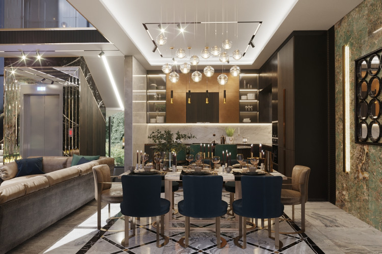 Вилла 5+1 в Каргыджаке, Алания, Турция | STE-49418