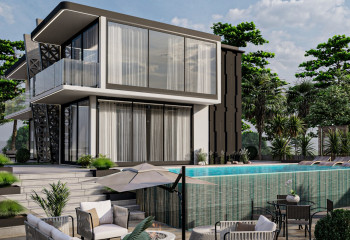 Вилла 5+1 в Каргыджаке, Алания, Турция | STE-49418