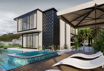 Вилла 5+1 в Каргыджаке, Алания, Турция | STE-49418