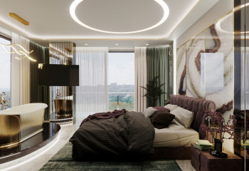 Вилла 5+1 в Каргыджаке, Алания, Турция | STE-49418