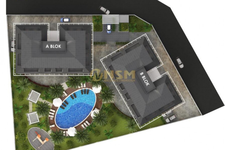 Квартира 1+1 в Алании, Турция | PTE-49491