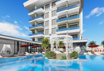 Квартира 1+1 в Алании, Турция