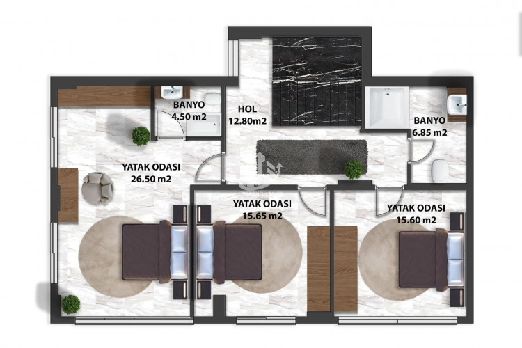 Вилла 5+1 в Алании, Турция | PBB-49717