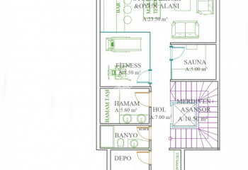 Вилла 4+1 в Каргыджаке, Алания, Турция | STE-49906