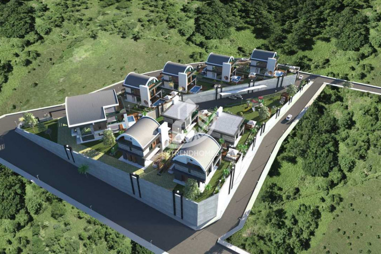 Вилла 3+1 в Каргыджаке, Алания, Турция | PTE-50062