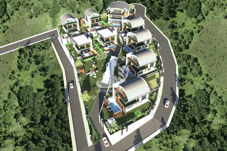 Вилла 3+1 в Каргыджаке, Алания, Турция | PTE-50062