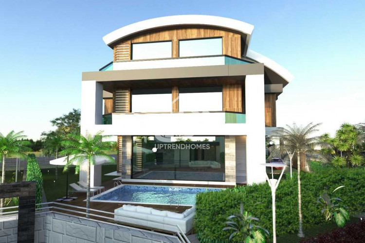 Вилла 3+1 в Каргыджаке, Алания, Турция | PTE-50062