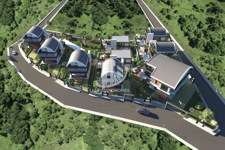 Вилла 3+1 в Каргыджаке, Алания, Турция | PTE-50062