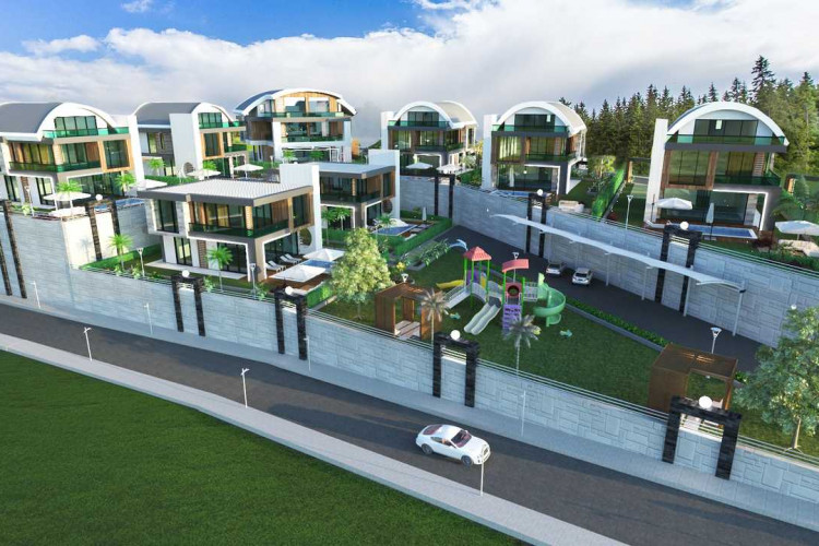 Вилла 3+1 в Каргыджаке, Алания, Турция | PTE-50062