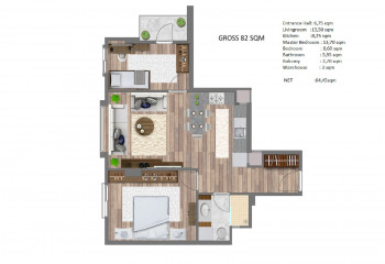 Квартира 2+1 в Кягытхане, Стамбул, Турция | PTE-50534