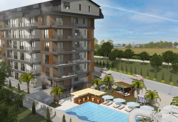 Квартира 1+1 в Газипаше, Турция