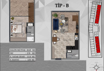 Квартира 2+1 в Кючюкчекмедже, Стамбул, Турция | STE-50611