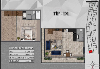 Квартира 2+1 в Кючюкчекмедже, Стамбул, Турция | STE-50611