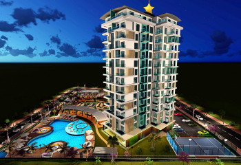Квартира 5+1 в Алании, Турция
