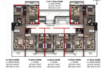 Квартира 3+1 в Алании, Турция | STE-50942