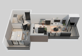 Квартира 1+1 в Мерсине, Турция | SBB-51334