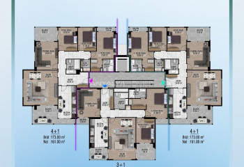 Квартира 3+1 в Алании, Турция | PTE-51381