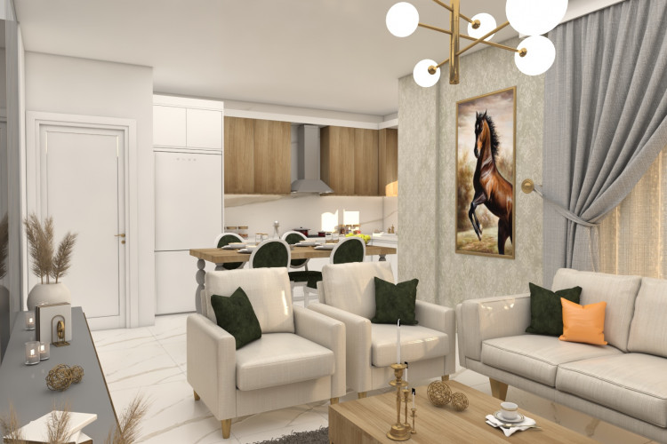 Квартира 1+1 в Каргыджаке, Алания, Турция | STE-51416