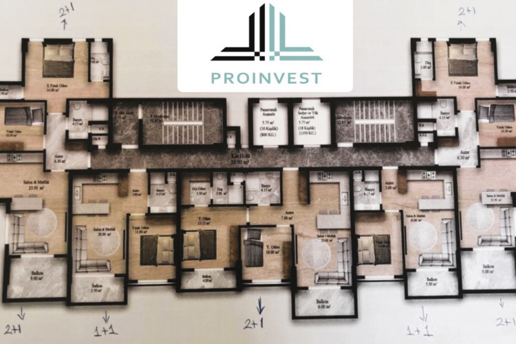 Квартира 2+1 в Мерсине, Турция | PKK-51408