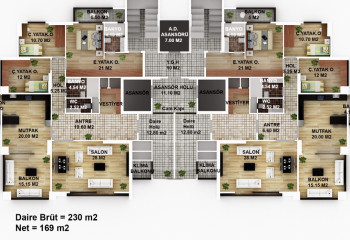 Квартира 4+1 в Мерсине, Турция | PBB-51468