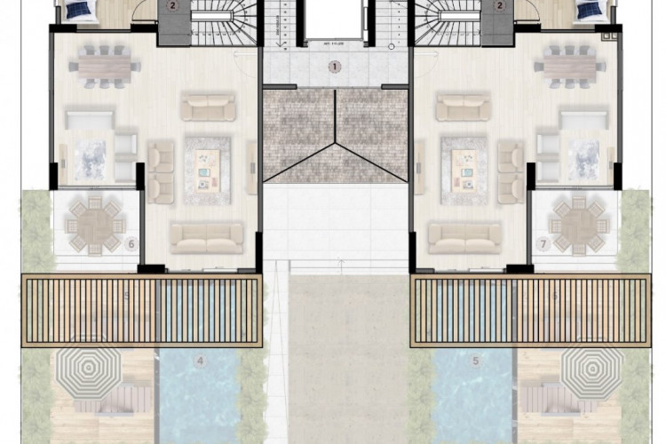 Квартира 6+1 в Мерсине, Турция | PTE-51471