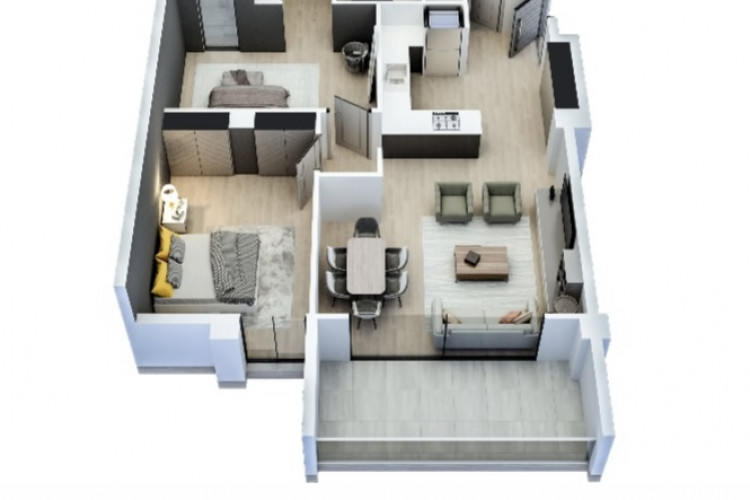 Квартира 2+1 в Мерсине, Турция | PTE-51508