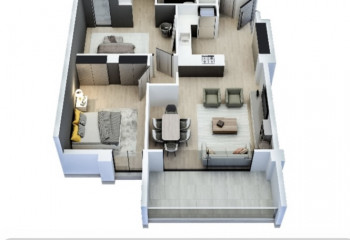 Квартира 2+1 в Мерсине, Турция | PTE-51508