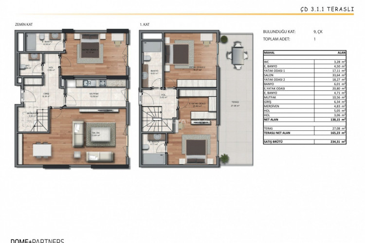 Квартира 3+1 в Стамбуле, Турция | SBB-51558