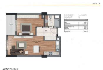 Квартира 3+1 в Стамбуле, Турция | SBB-51558