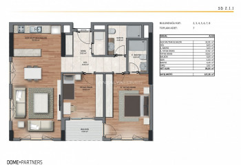 Квартира 3+1 в Стамбуле, Турция | SBB-51558