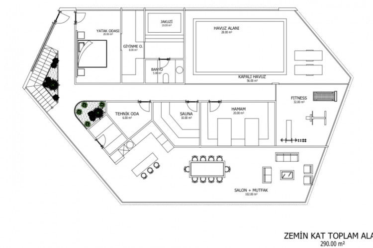 Вилла 5+1 в Алании, Турция | PBB-51585