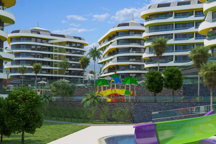 Квартира 1+1 в Каргыджаке, Алания, Турция | PTE-51687