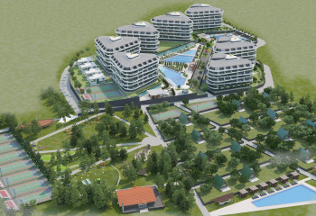 Квартира 1+1 в Каргыджаке, Алания, Турция