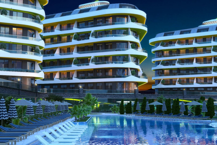 Квартира 1+1 в Каргыджаке, Алания, Турция | STE-51717