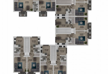 Квартира 1+1 в Фетхие, Турция | STE-52041