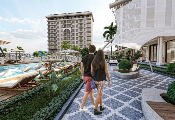 Пентхаус 3+1 в Демирташе, Алания, Турция | PTE-52386