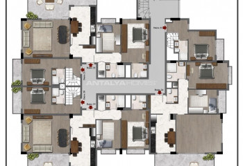 Квартира 2+1 в Газипаше, Турция | PTE-52589