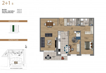 Квартира 2+1 в Стамбуле, Турция | SBB-52701