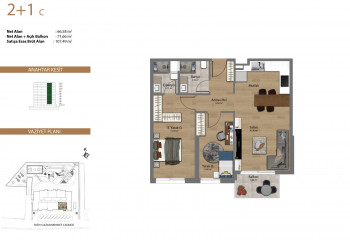 Квартира 2+1 в Стамбуле, Турция | SBB-52701