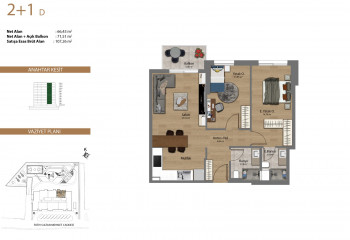 Квартира 2+1 в Стамбуле, Турция | SBB-52701